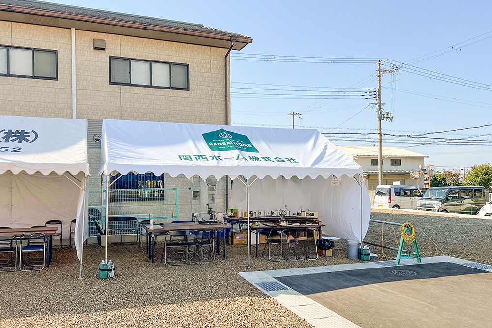 大阪府 一般企業のイベントテント