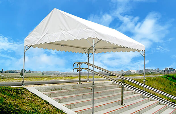 伸縮支柱式テント – 業務用パイプテント、集会用テントの販売・通販